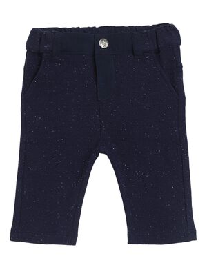 Boys Medium Blue Long Knitted Trouser